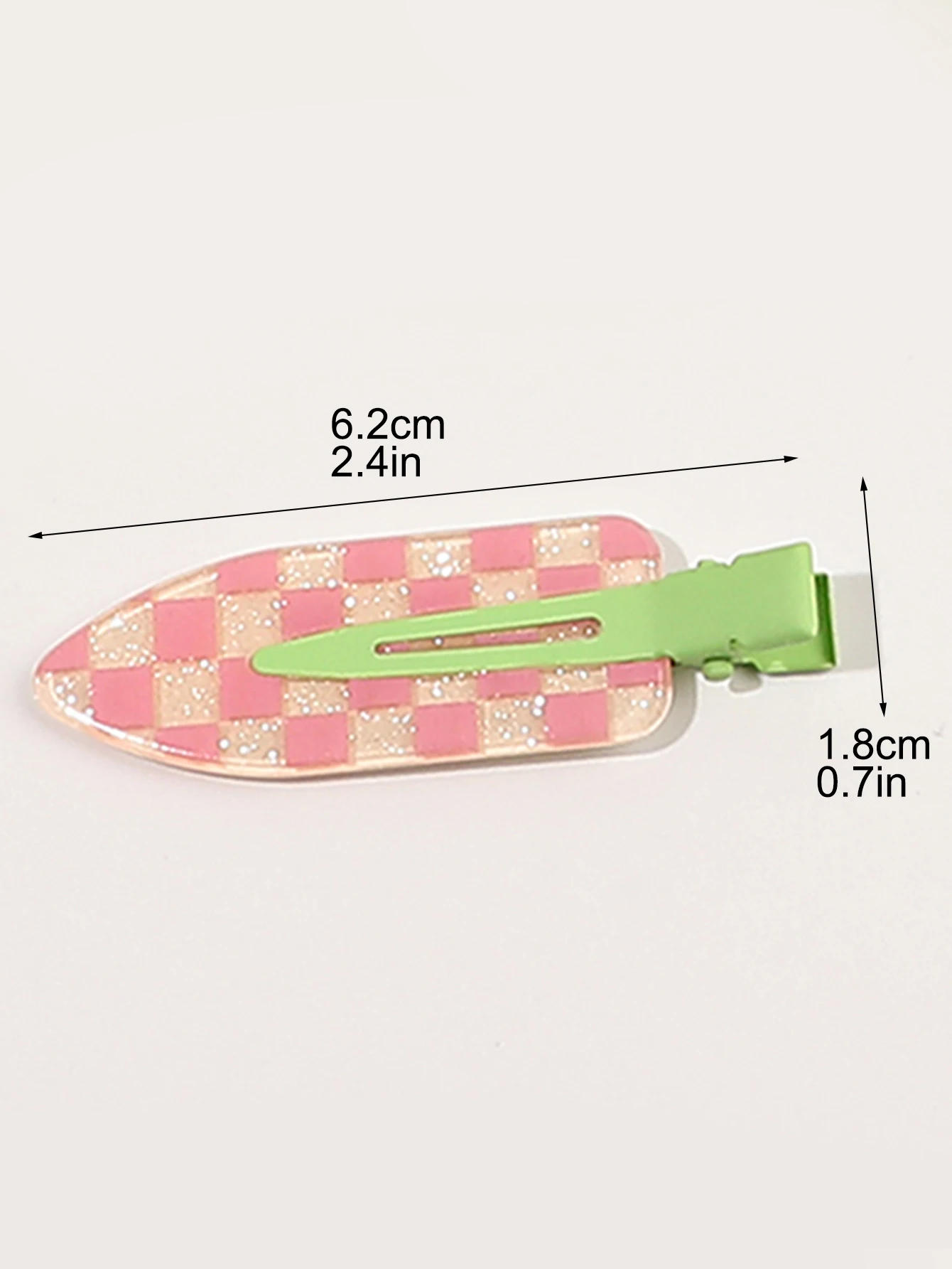 2 Pcs No Bend Hair Clips No Crease Hair Clip Makeup Clips for Women and Girls,Cute Candy Color Cartoon Design Hair Pins