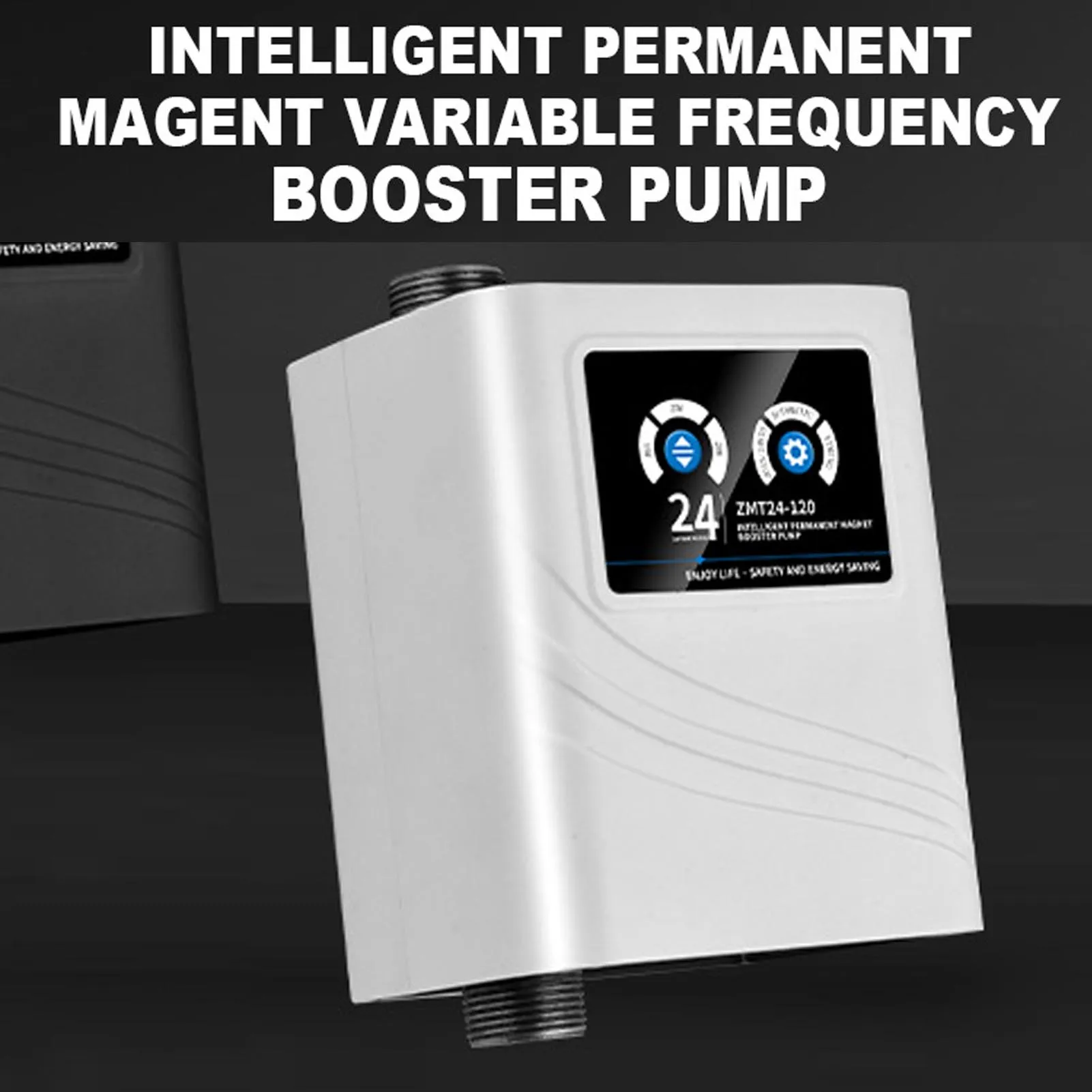 Automatic Water Pressure Booster Pump 3 Gears Adjustable DN20 Inlet Pipe Water Pressure Booster Pump Low Noise for Showerheads