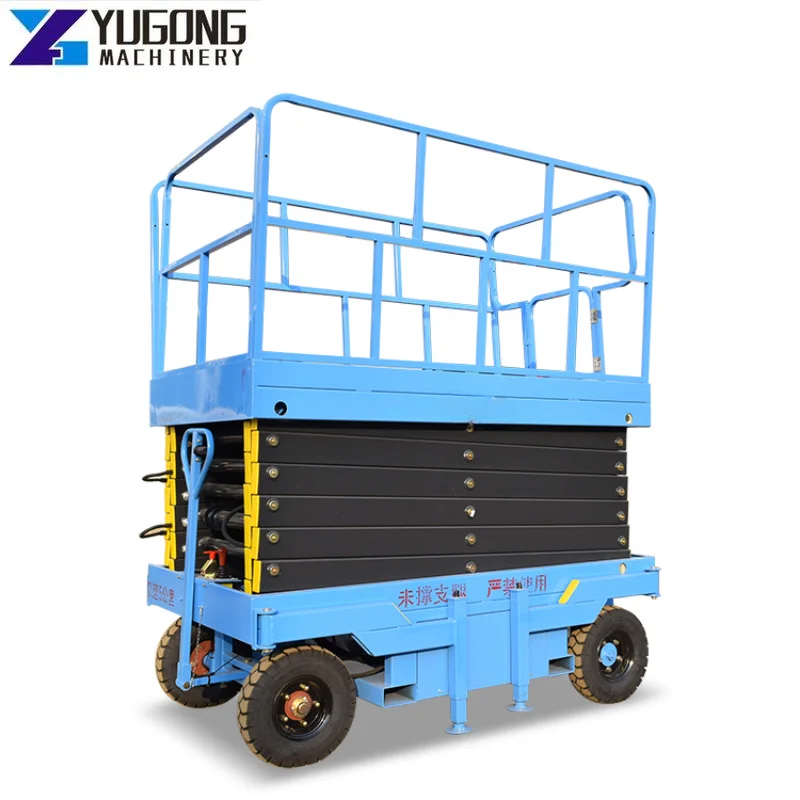 

YG High Quality Mobile Lifting Platform Equipment Suppliers Hydraulic Battery Lift Platform Trailer Electric Scissor Lift Table