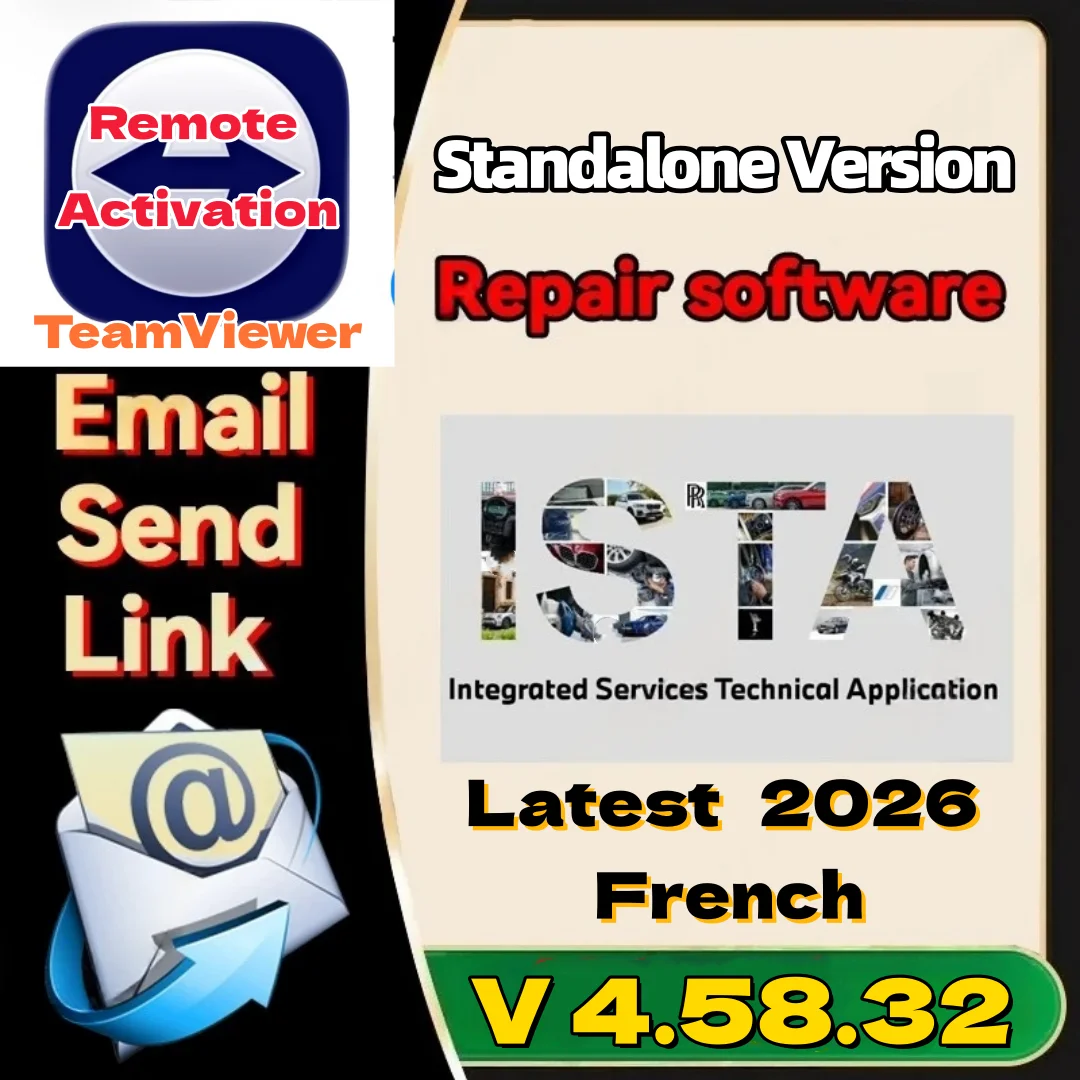 2026 Latest ISTA 4.58.32 French Version Minimal installation Diagnostic programming software Remote Installation Activation Code