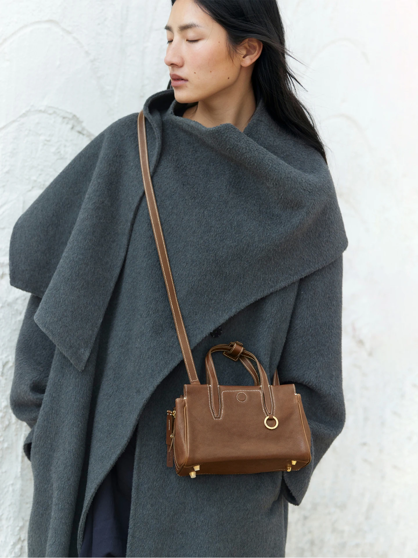 

Commuter Tote Bag Women's Single oulder Crossbody Bag Large Capaci Faionable Durable Synthetic Leather Handbag