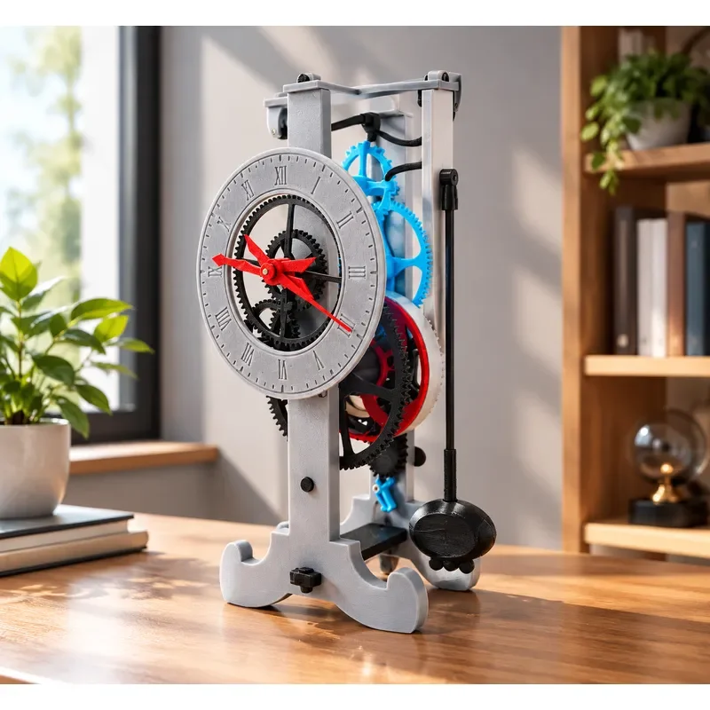 Single Pendulum Clock Model Mechanical Assembly Physics Experiment Equipment Educational Science Kit DIY Building Toy STEM