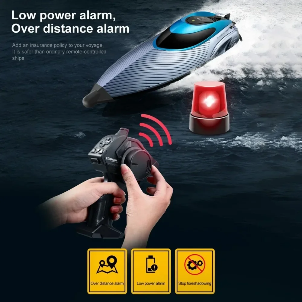 

S3 Remote Control Boat High-horsepower Water Large High-speed Speedboat Charging Motor Children Ship Model Toy Gift