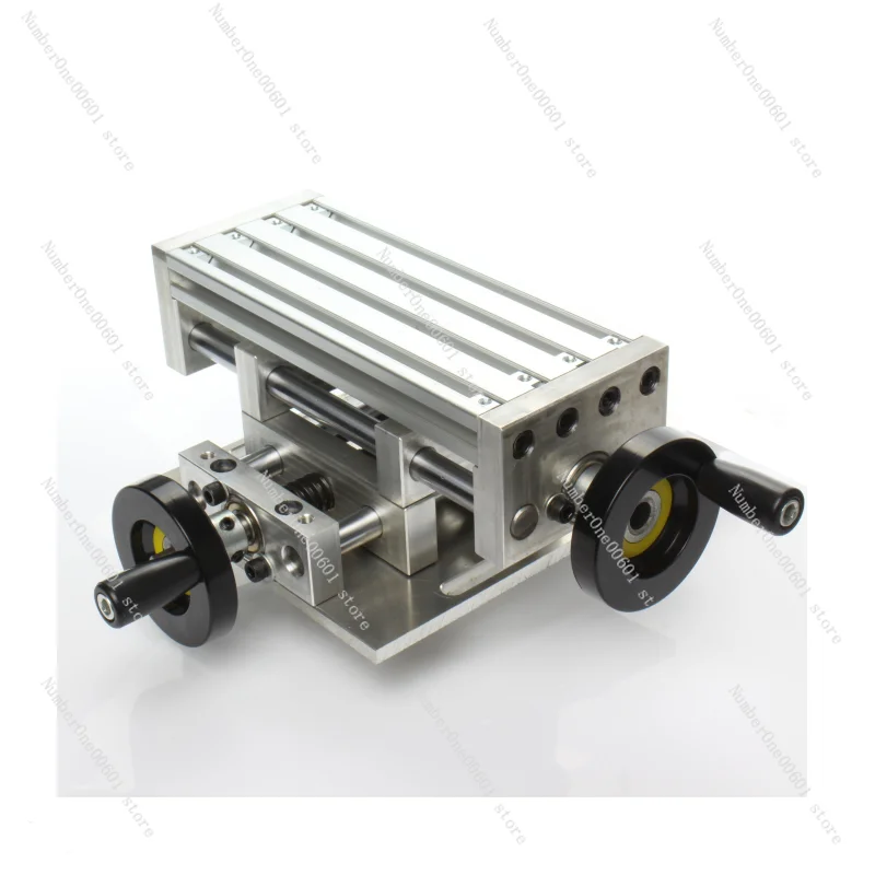 Mini Precision Milling Machine multi-function workbench Bench drill Milling machine Cross sliding table Micro Dovetail carriage