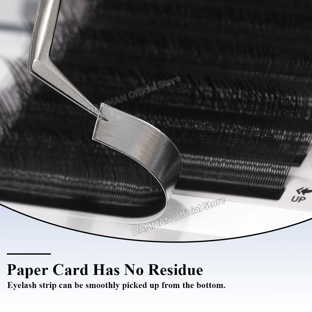 Damman 5D W Shape Eyelashes Extensions D Curl Hand-made Lash Extensions Soft 0.05 8-15mm 5D Lashes Eyelash Extension Supplies