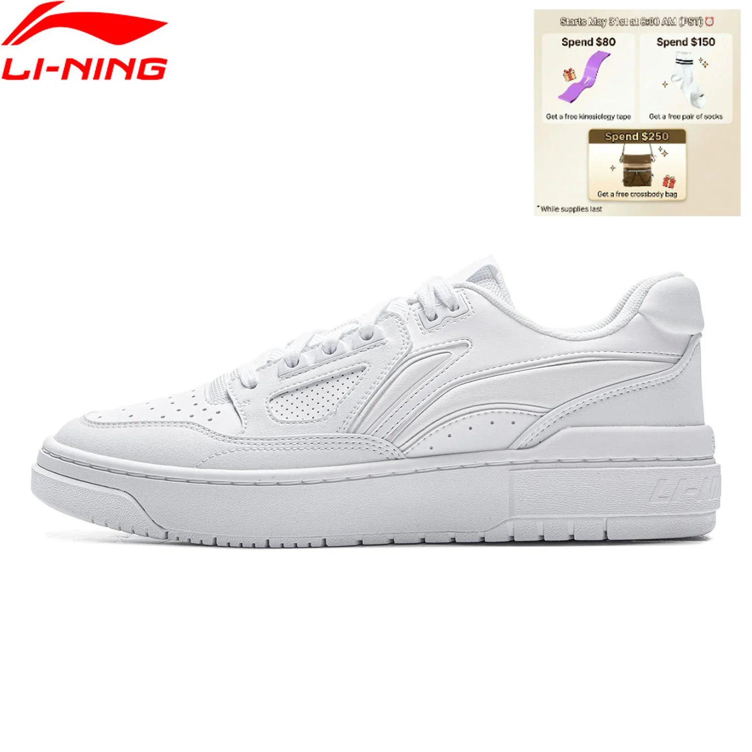 

Li-Ning Unisex BADFIVE ROOKIE Basketball Culture Shoes DUAL CUSHION Sport Shoes LiNing Men Women Street Style Sneakers ABCV007