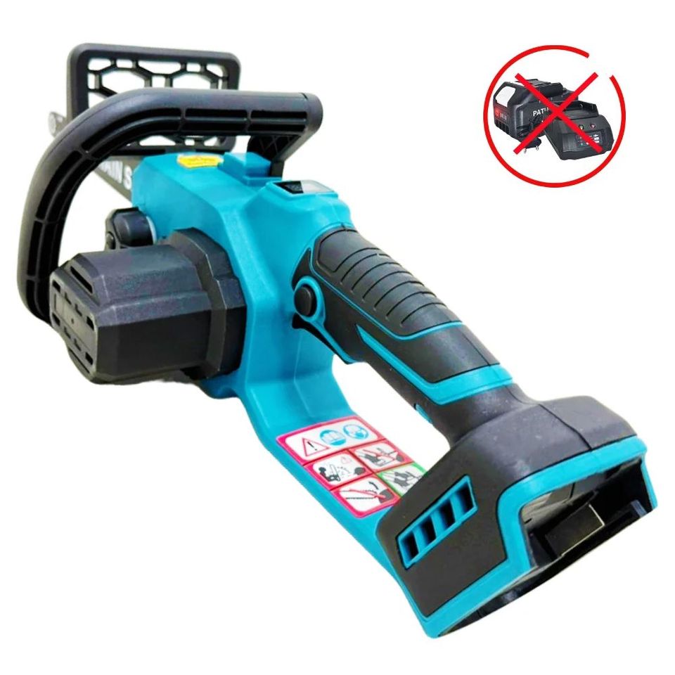  PATUOPRO Brushless Electric ChainSaw 12 Inch Cordless Portable Garden Woodworking Cutting Power Tool For Makita 18V Battery 
