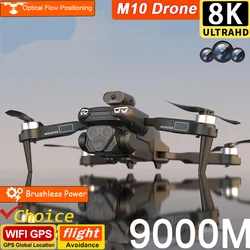 M10 Drone 8k 20km Professional M9 Foldable Quadcopter with Camera Drone 4K 10Km Helicopter Aerial Photography Obstacle Avoidance