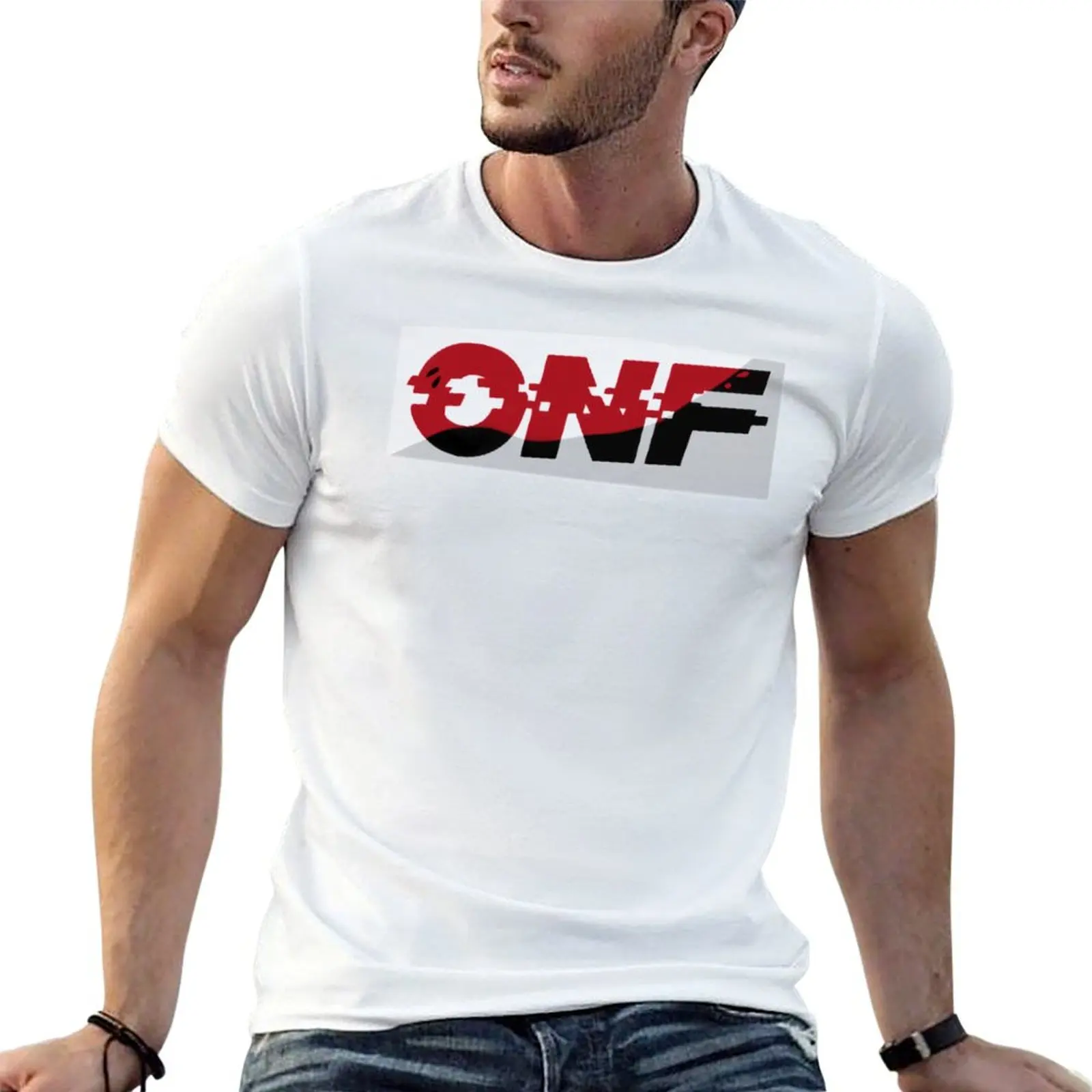 

100 t for pack man white man ONF shirts (Version 1) percent cotton T-Shirt t for shirt