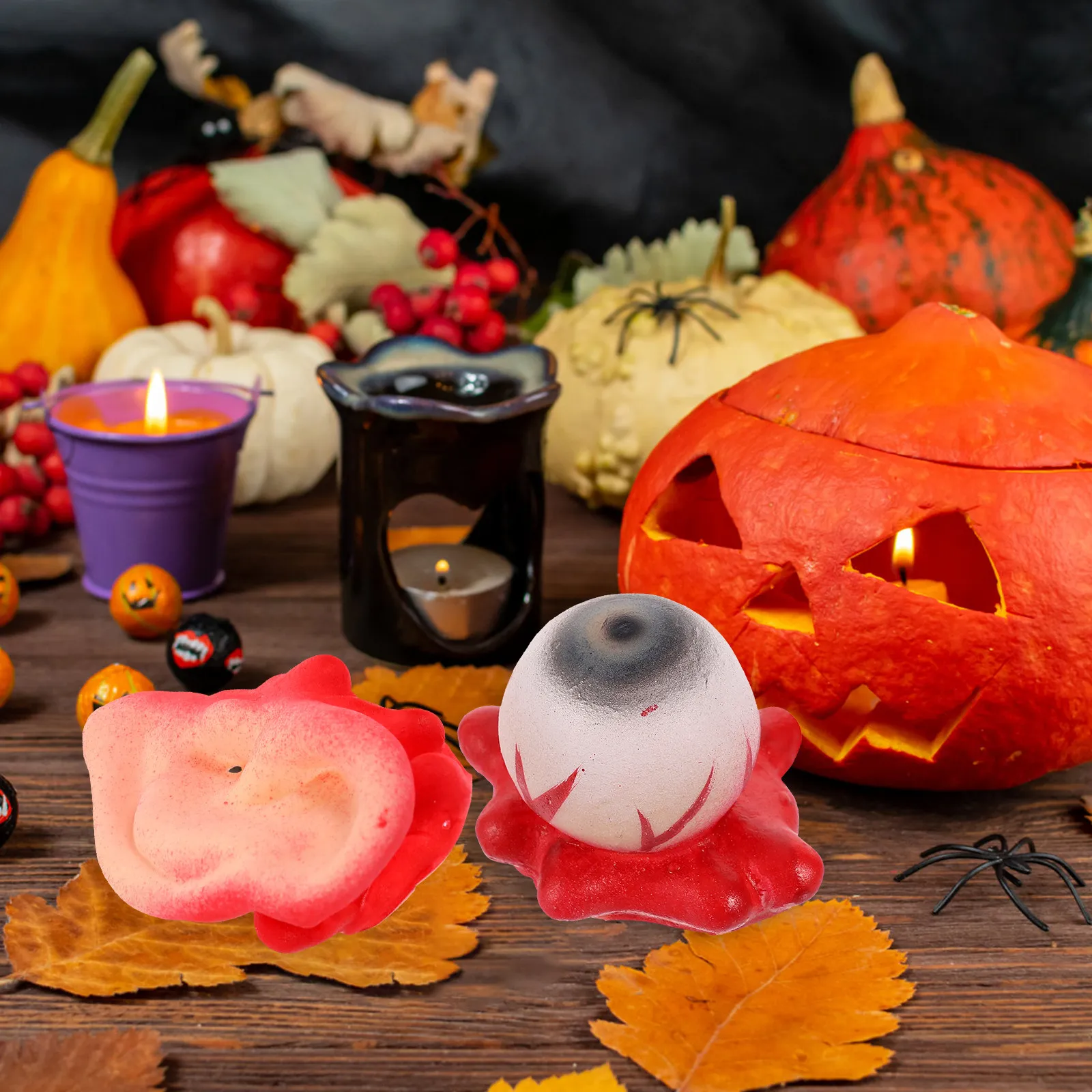 

Набор реалистичных муляжей человеческих органов с эффектом повреждений, страшные реквизиты для Хэллоуина, розыгрышей и декораций для вечеринок