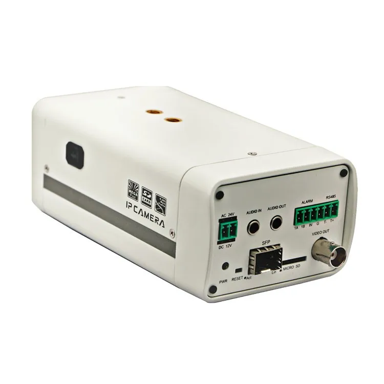H.265 2MP True WDR SFP Fiber Optical Security Network IP Camera