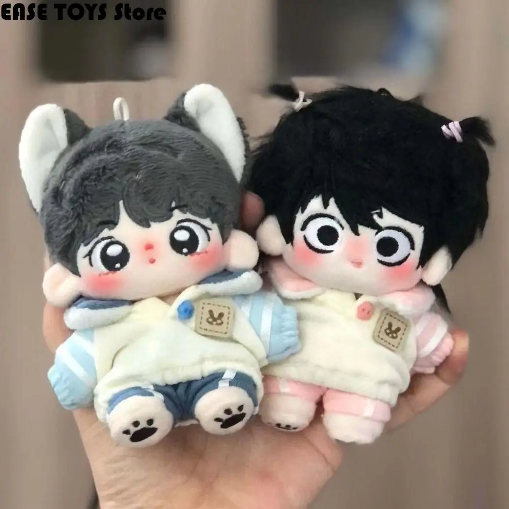 

10cm Cotton Doll Clothes Cartoon Pattern Jackets Baseball Uniform Cotton Stuffed Dolls Playing House Toy DIY Doll Accessories