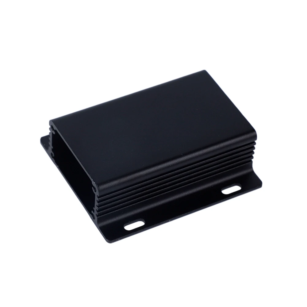 Aluminum Housing 25x71x80mm Black Anodized for For diy Relay Power Supply Electronic Projects and Circuit Board Protection
