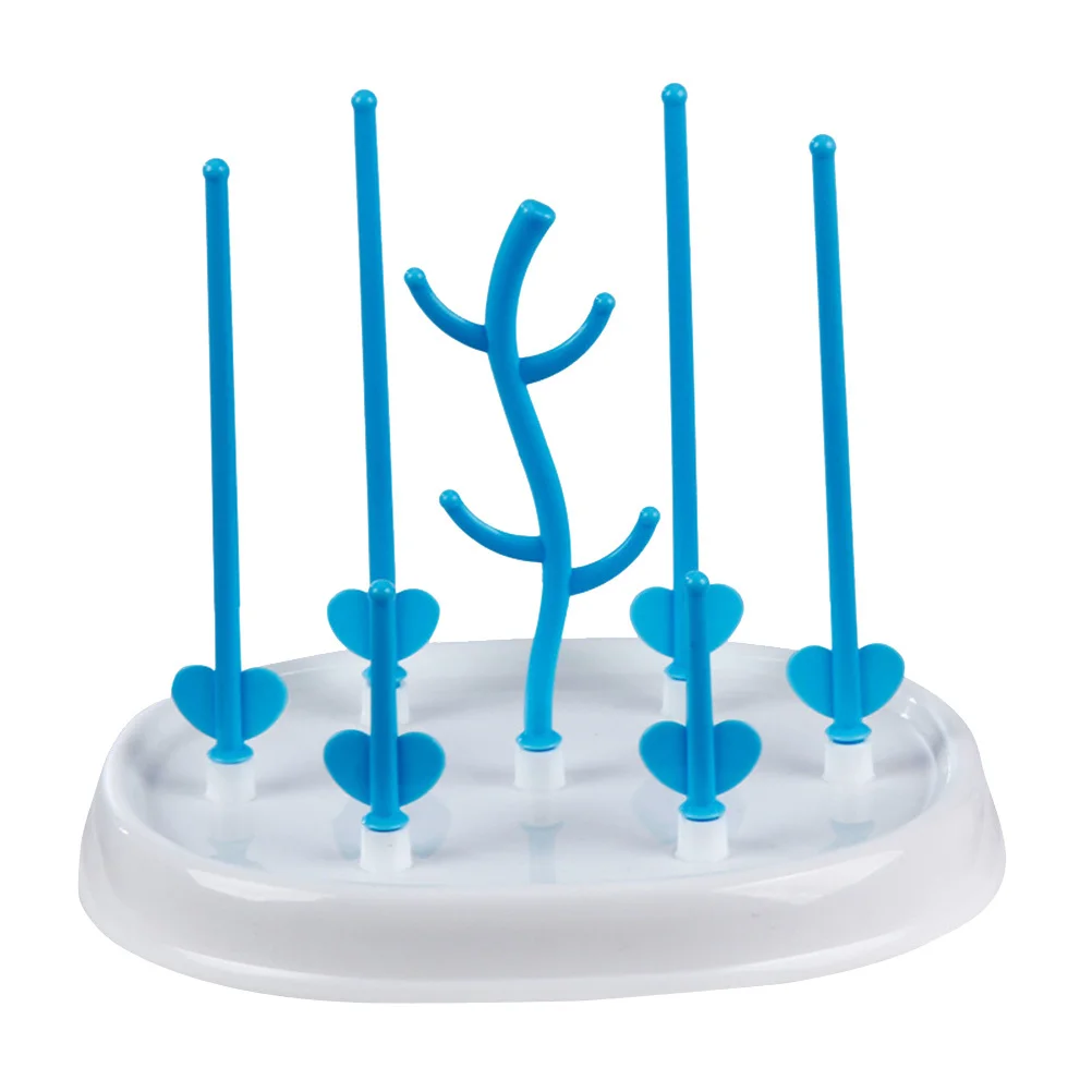 رف تجفيف زجاجات الأطفال عالي الجودة Pp صينية تصريف متعددة الوظائف للزجاجات يغطي رف تجفيف مجفف الأكواب #4