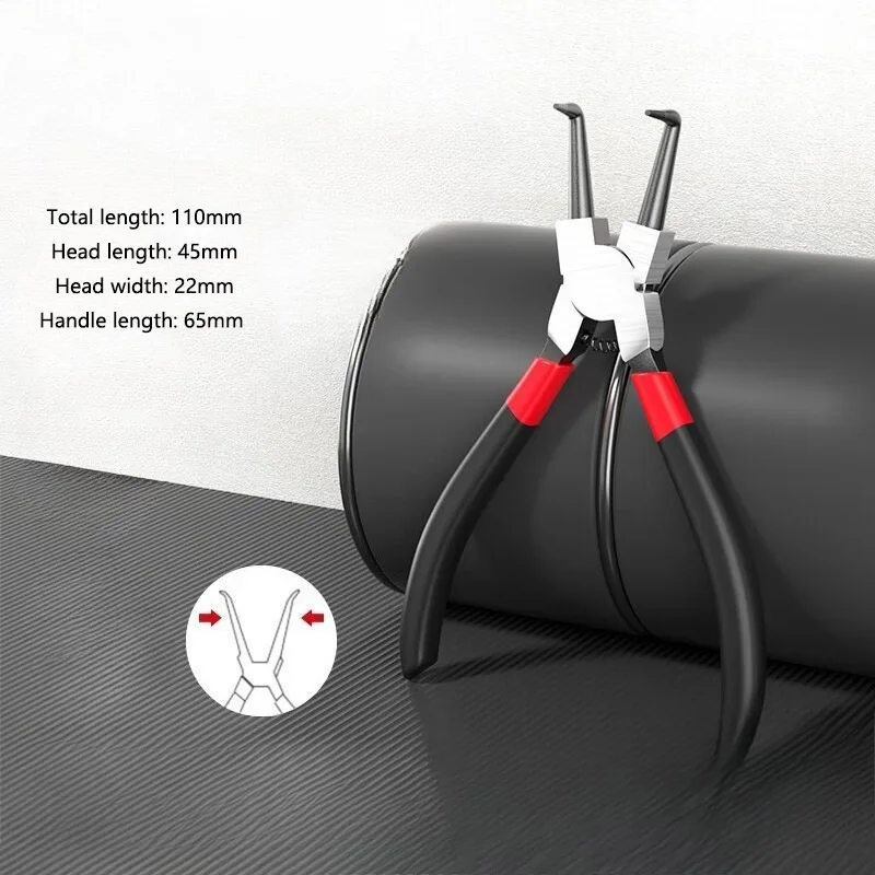 5-inch Industrial-grade Clamp Pliers with Multi-functional Pointed Tip and Outward-bending Expansion Function image 5