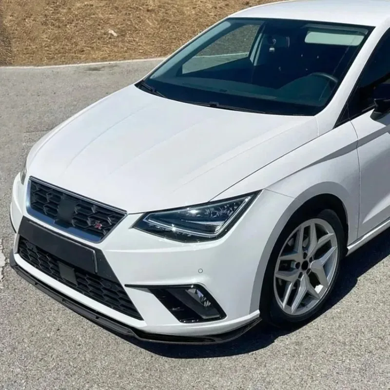 NONGSHI for Seat Ibiza MK5 Standard / FR Front Bumper Blade Lip Spoiler Guard Protector 2018+ Lower Splitter Diffuser Body Kit