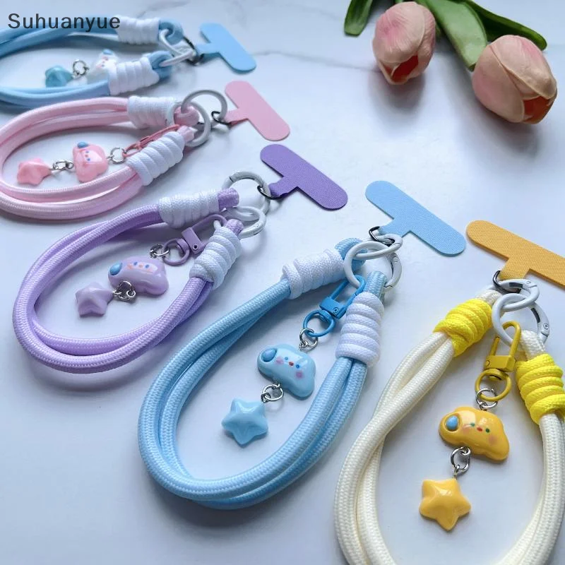 حقيبة الكاميرا الحبل مكافحة فقدان الأزياء سحابة الهاتف المحمول الحبل المفاتيح اليدوية السلطانية حبل الهاتف المحمول قذيفة قلادة #4