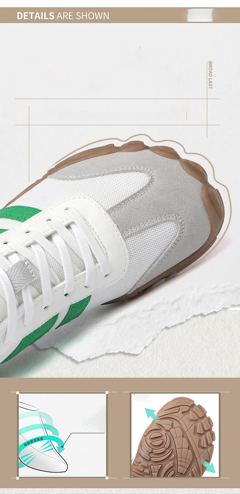 2026 Neue Barfußschuhe mit breiter Zehenbox für Herren und Damen – Zero Drop Minimalistische Sneaker im Retro-Stil für Outdoor, rutschfeste Wanderschuhe, Freizeitsneaker – Detail 8