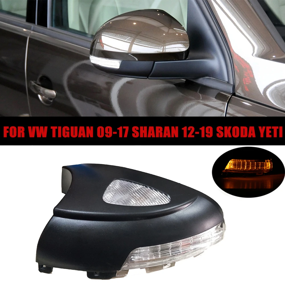 

Side Mirror LED Turn Signal Light for VW Tiguan MK1 2008-2018 Rearview Mirror Indicator Lamp for Sharan 12-15 Blinker Repeater