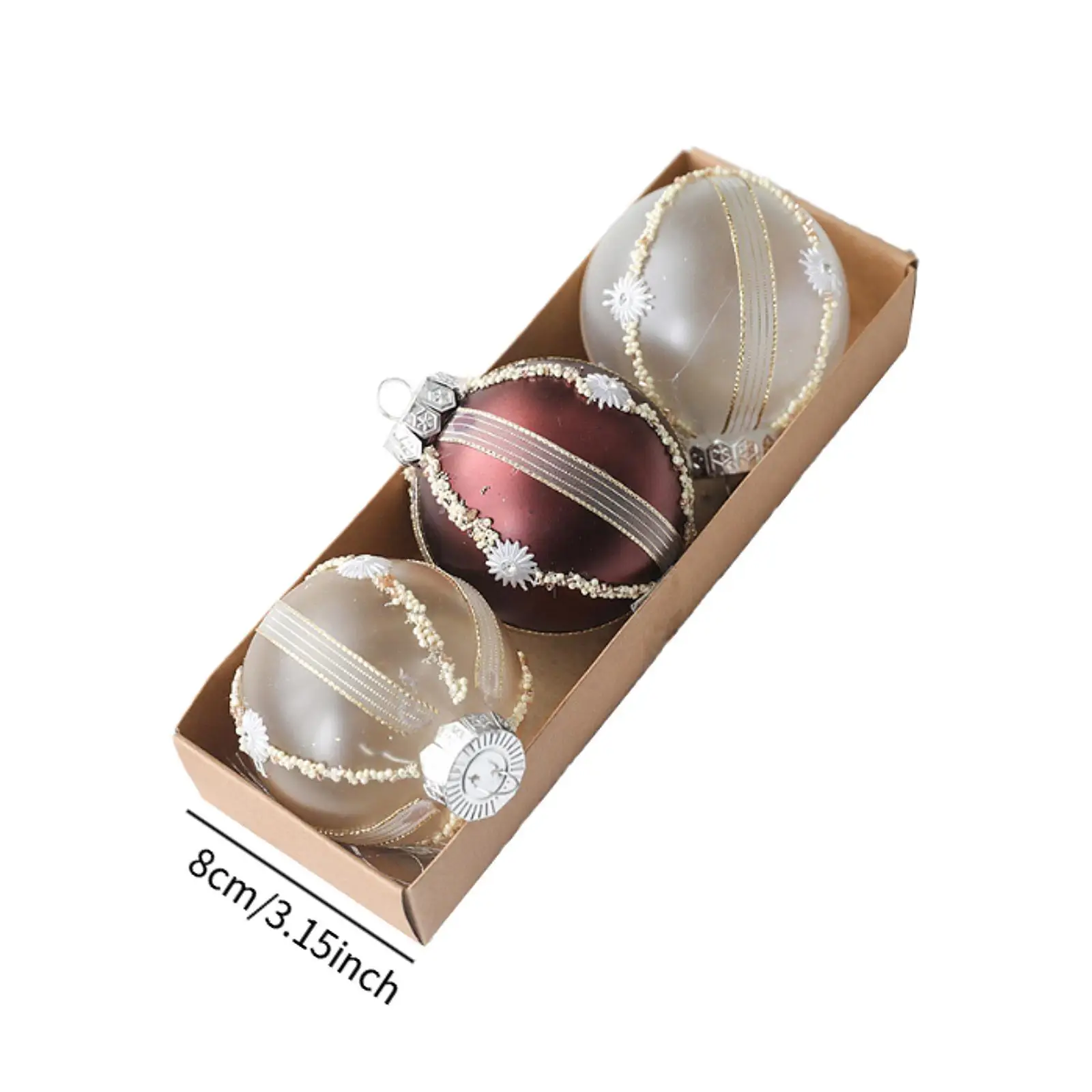 

Christmas Tree Hanging Decorations Charm Pendants Decorative Xmas Balls Baubles for Indoor Party Favor Office Xmas Restaurant