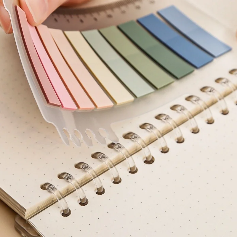 120 Sheets Morandi Color Sticky Note Label Index Sticker can Write Waterproof Reminder N times Sticker Stationary Supplies