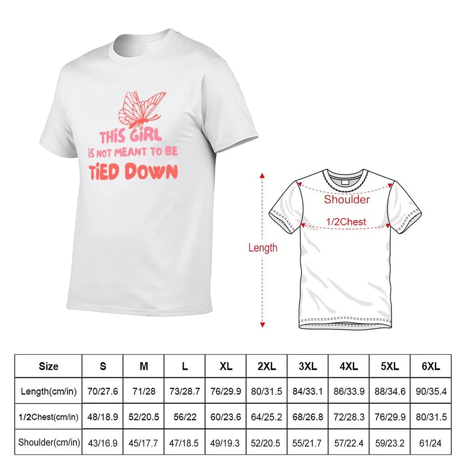 This girl is not meant to be tied down T-Shirt blanks Louboutins t shirts for men