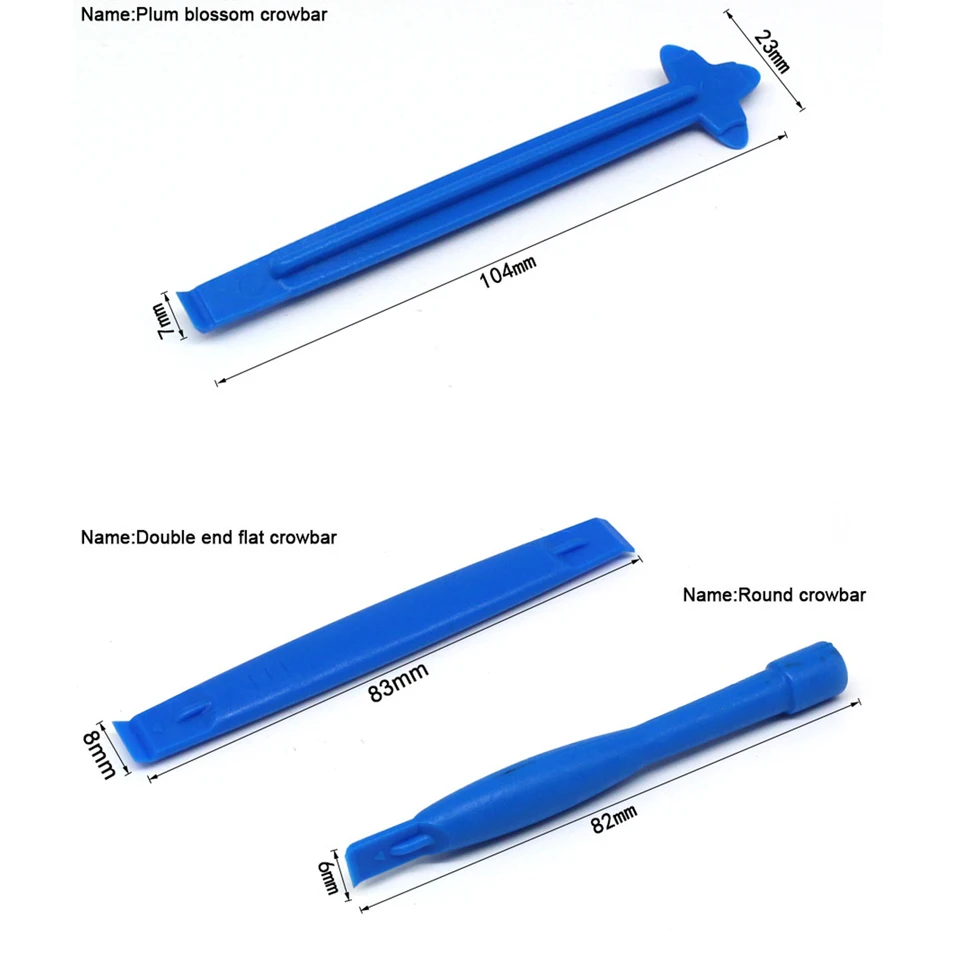 Kit de herramientas universal de reparación de teléfonos de 29 piezas para PC, tablet, pantalla, marco, batería, desarme y apertura 5