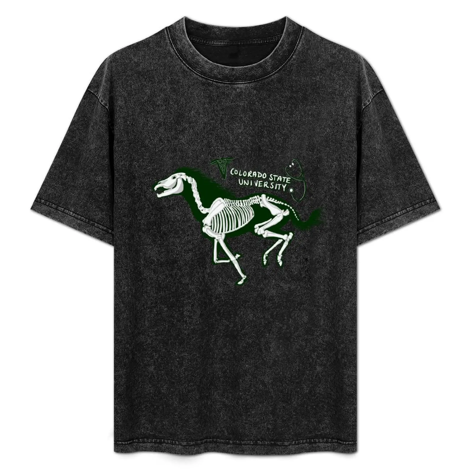 

Colorado State University Equine Green T-Shirt Work Casual Loose Fit T-Shirt