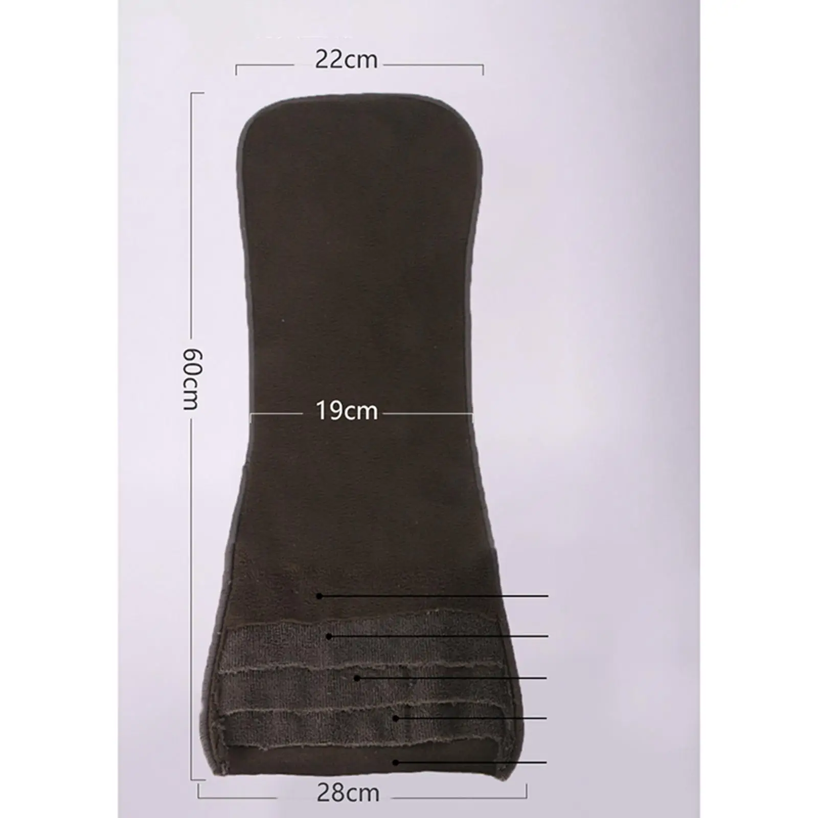 Adult Diaper Insert Thick 4 Layer Pocket Nappy Liner Reusable Microfiber Absorbent Breathable Pad for Long Wear Comfort