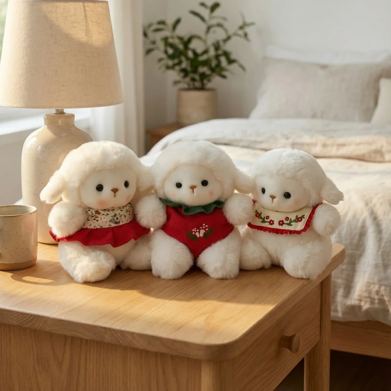 ミニ漫画ぬいぐるみドレスアップ小さな象ふわふわ小さな羊ぬいぐるみデスクトップオーナム学習用おもちゃ人形ギフト