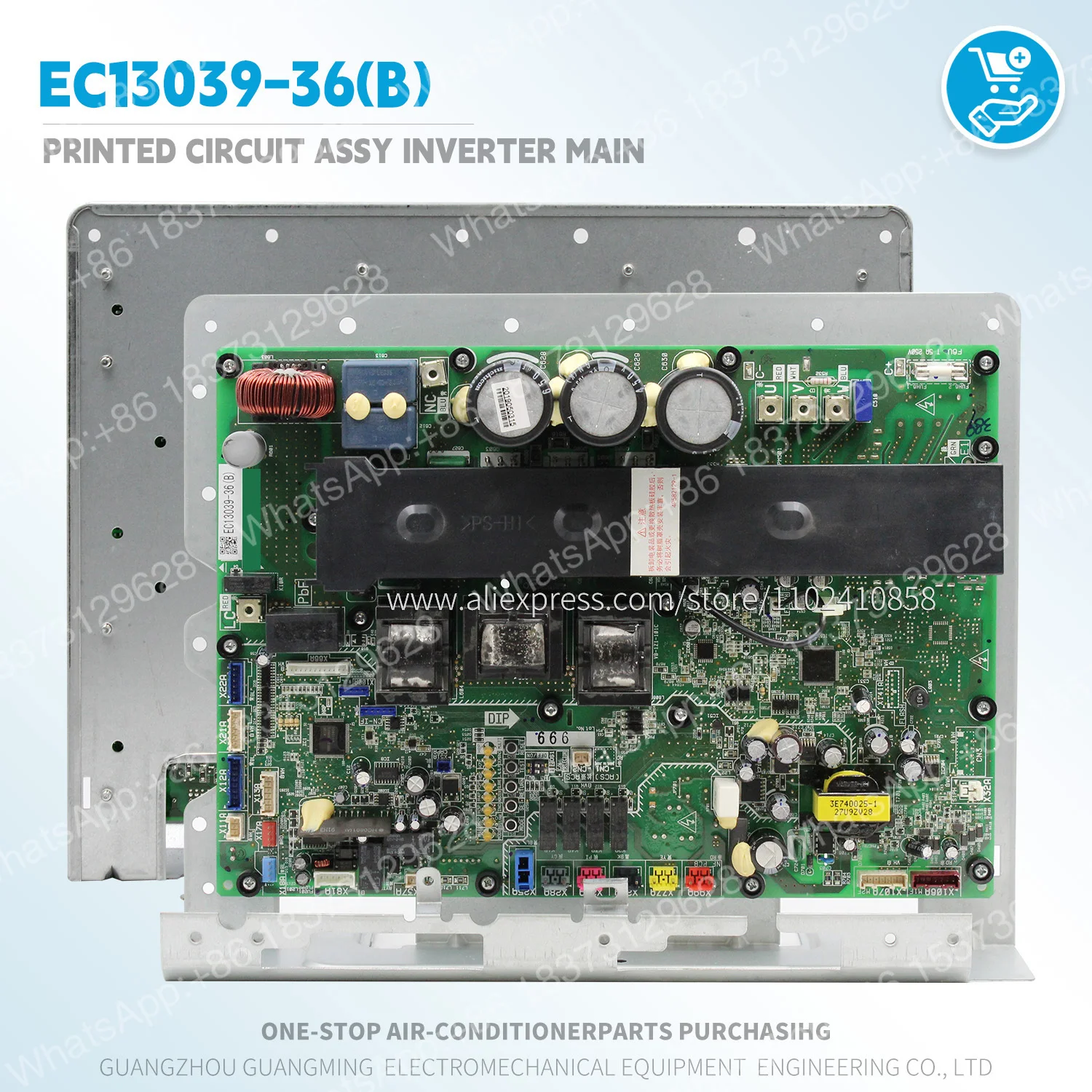 Placa de Control Principal del Inversor EC13039-36(B) para Unidad Exterior Daikin VRV, PCB para Aire Acondicionado Central, Piezas de HVAC