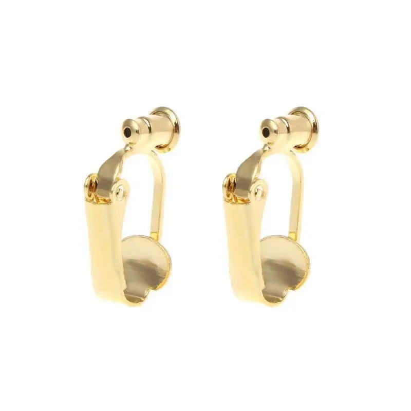 A52E Safety Clip on Ear Ring Stoppers DIY Earring Turn Any Studs