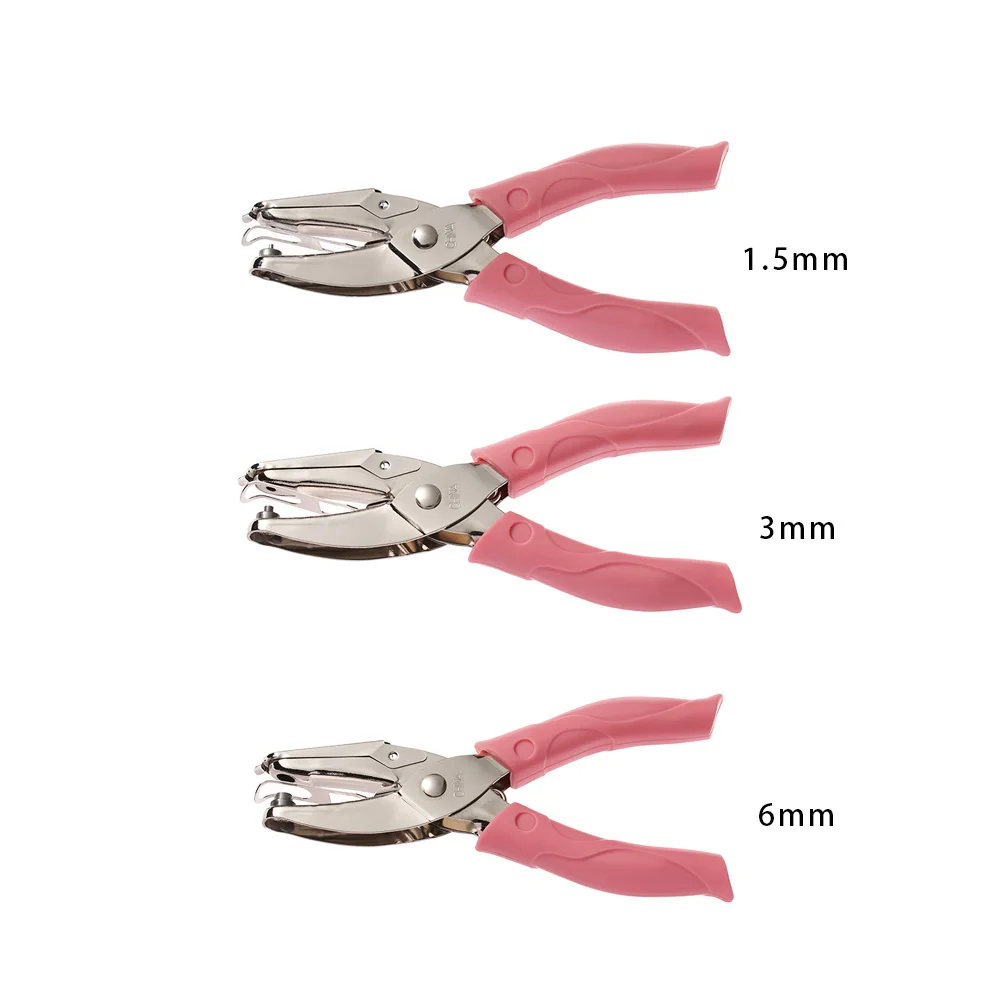 Metal Scrapbook Heart Circle Shape Hand Tool Paper Cutter Single Hole Hole Punch