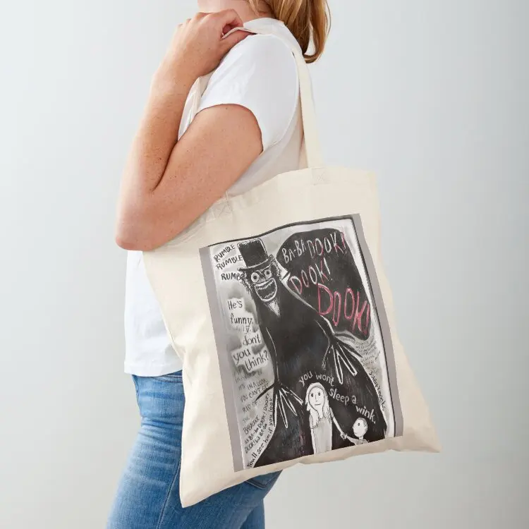 

The Babadook Tote Bag hand bag Customizable tote bag supermarket folding Canvas