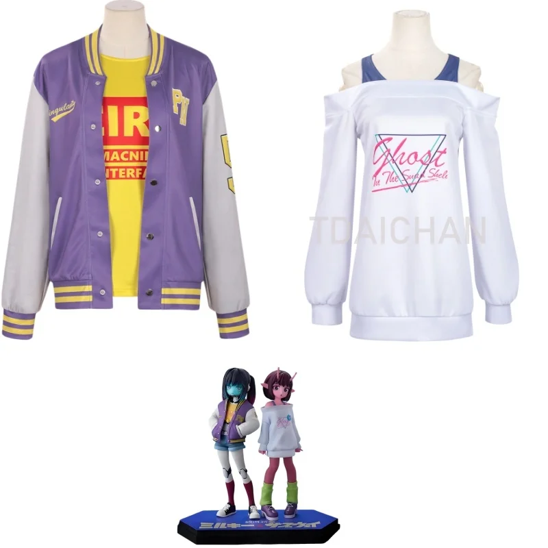 Disfraz de cosplay de Anime Milky Subway Kujo Chiharu, conjuntos de Kurusu Makina Iwaoji Kanata, peluca y gorro de peluca gratis, The Galactic Limited Express