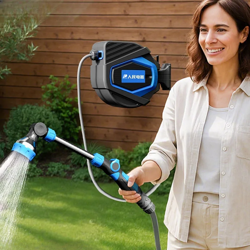 

Retractable Courtyard Water Pipe Connector Fittings Pvc Pipe Irrigation Reel Water Pipe Reinforced Tuyau Arrosage Home Furniture