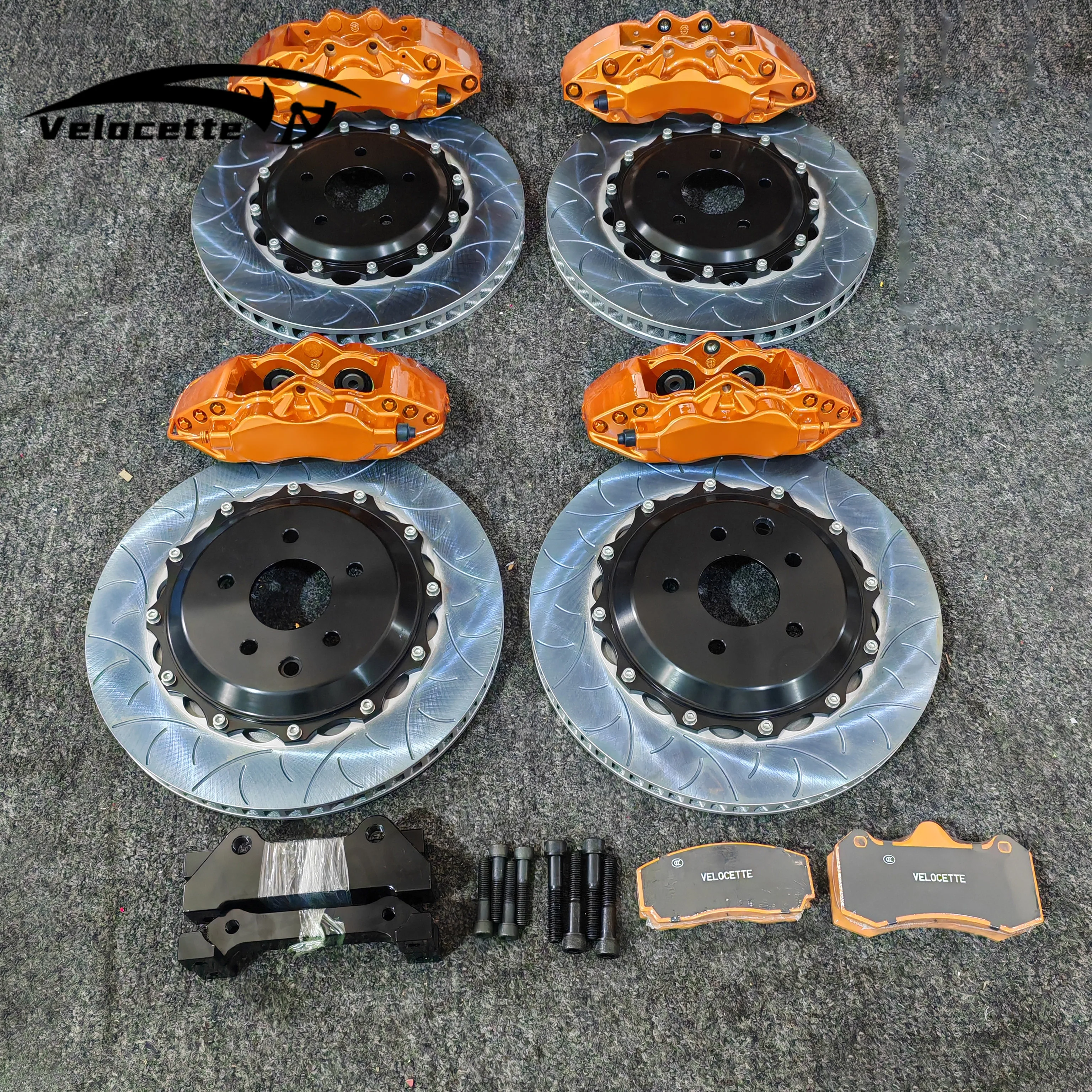 

Auto Brake 6 4 piston Calipers Kit Performance Brake System with 355mm Rotor For Nissan gtr34 Benz w126 m24 lc200