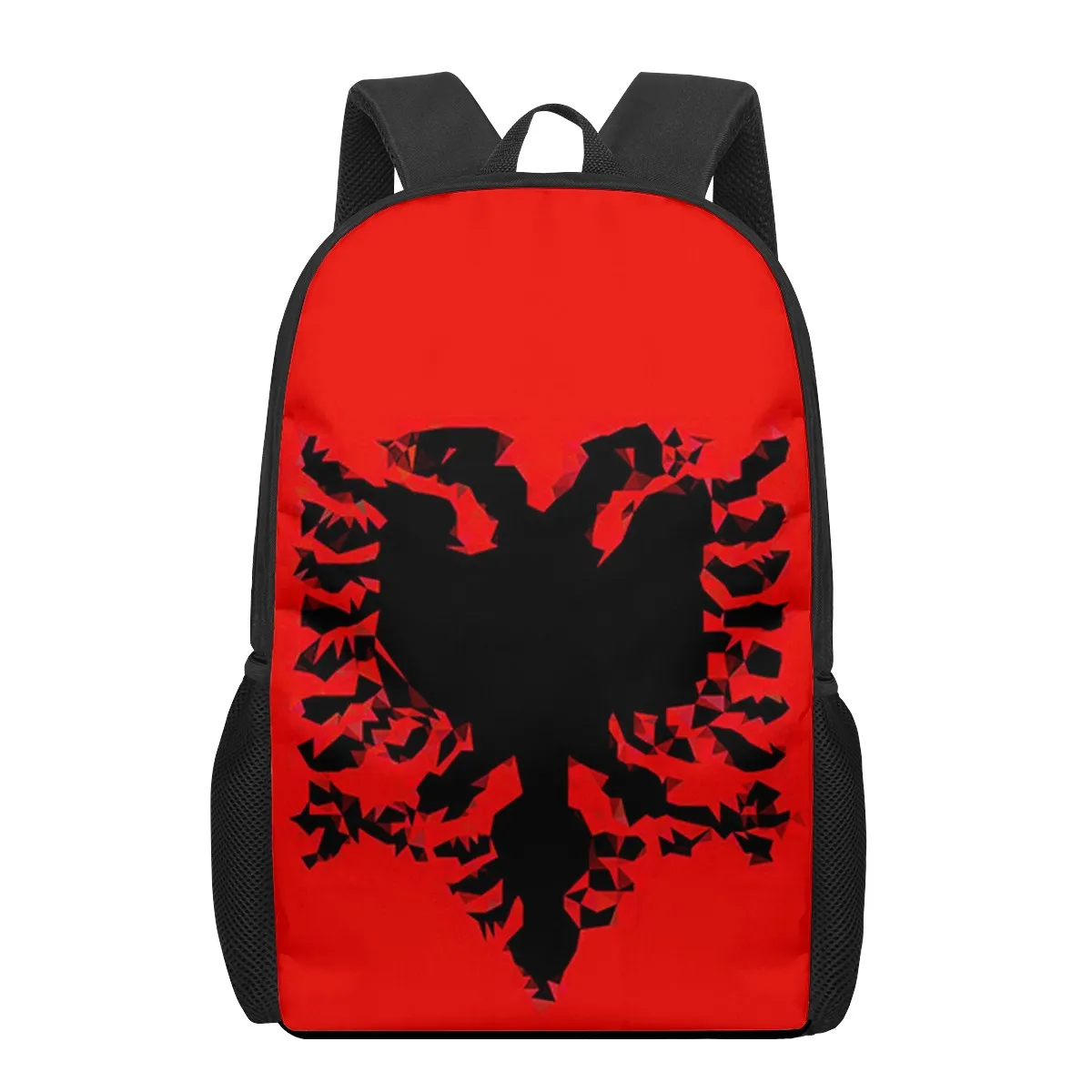 Republic of Albania tas sekolah bendera untuk balita cetak ransel anak-anak tas sekolah remaja tas buku anak laki-laki perempuan tas bepergian Wanita Pria