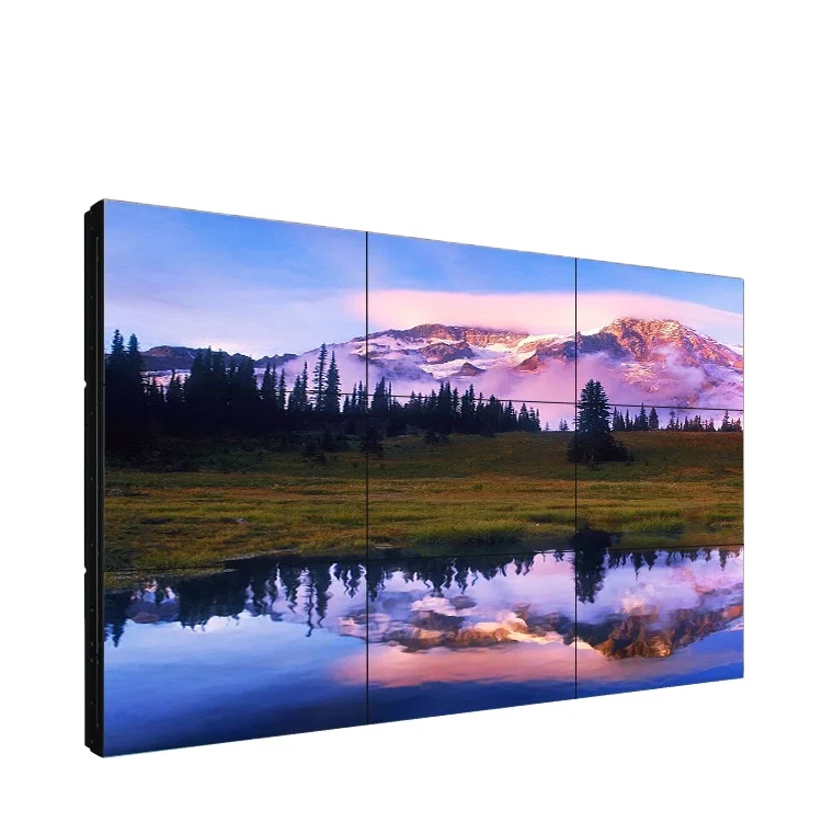 55 inch lcd splicing video wall screen, video wall display lcd for control room