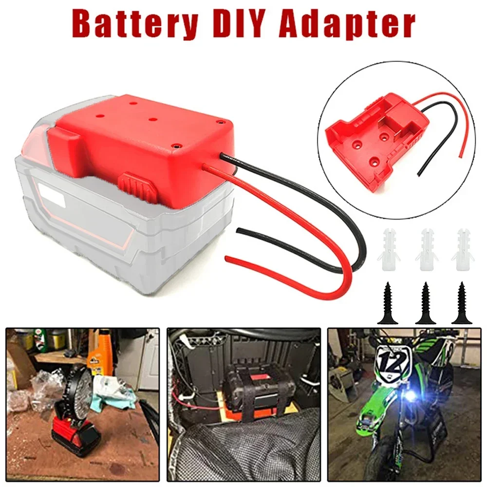 Lithium-Batterie DIY-Adapter-Stecker Stromversorgung Radadapter Dock-Halter 48-11-1815 für Milwaukee für M18 18V Li-Ionen-Akku – Detail 12