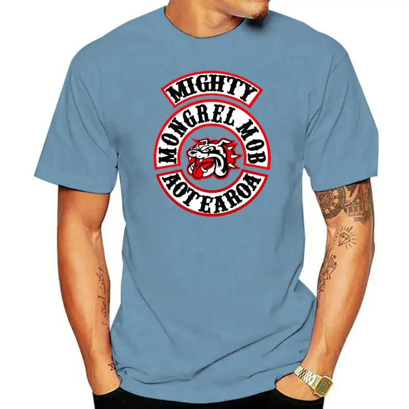 New T-Shirt Mongrel Mob Motorcycle Club MC Red t shirt. USA Size #POH