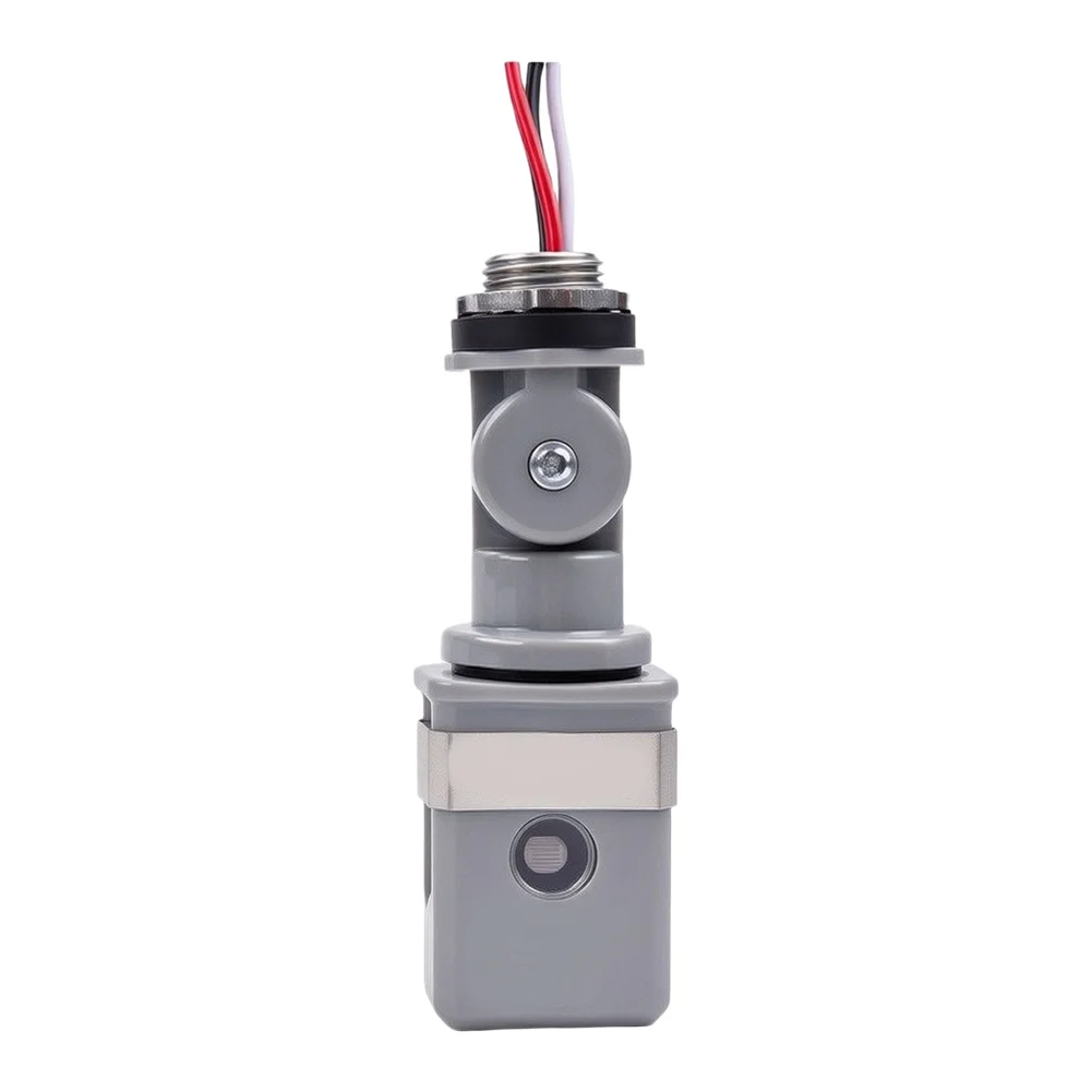 IP54 Photocell for Sensor for Commercial Residential For Outdoor Lights 120-277VAC 500W Max Load Hardwired G1/2A Thread