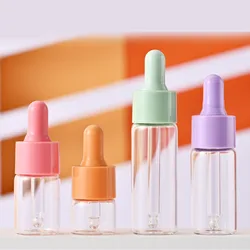 5ml 20ml Clear Empty Glass Dropper Bottle for Oil Eye Dropper Dripper Pipett Original Liquid Drop Travel Portable Light Weight