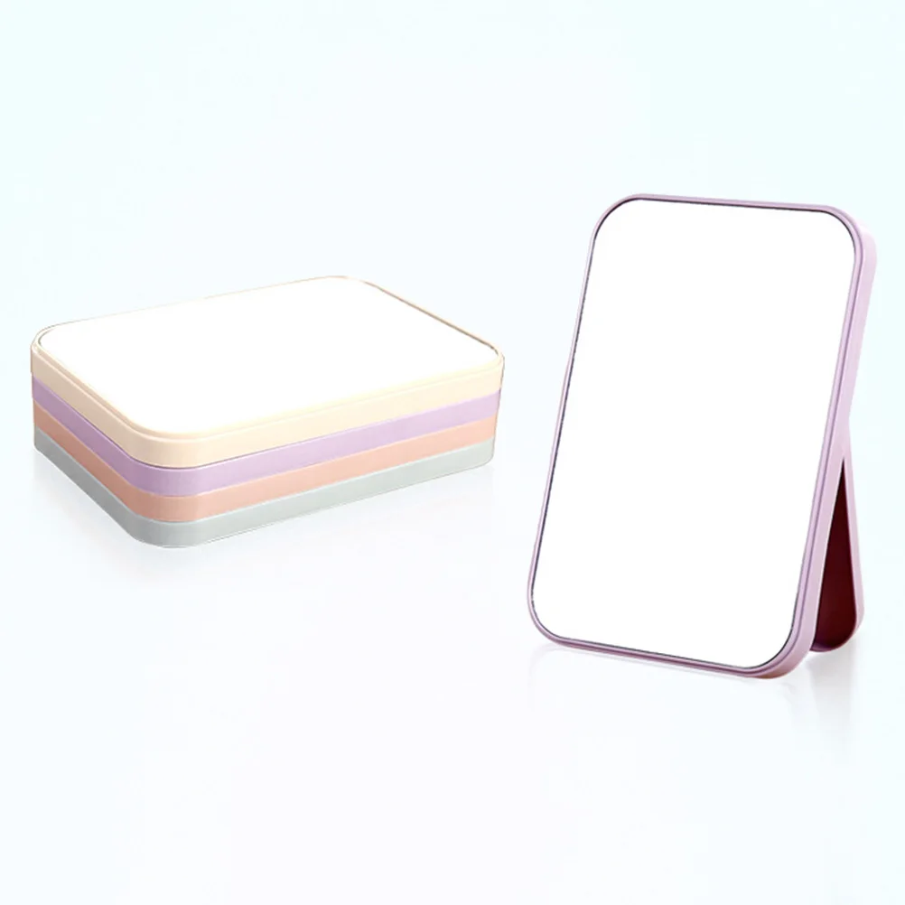 

SAFIGLE Foldable Vanity Mirror for Women Portable Makeup Mirror with Lilac Light Travel Mirror Compact Lavender