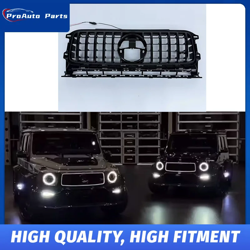 2026 New Rocket LED Grille for Mercedes  G63 W464 W465 Illuminated Glow Front Grill 1:1 Perfect Fit Front Bumper Grill 1:1 OEM
