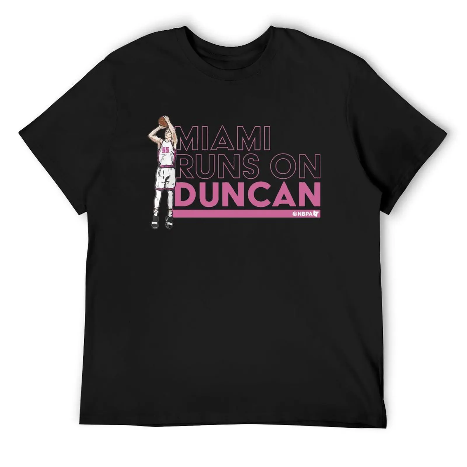 

Robinson Miami Runs on Duncan T-Shirt custom shirt plain summer tops customs design your own outfits for men
