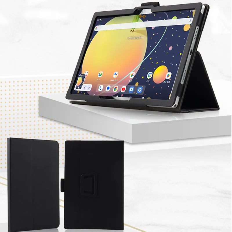 Leather Cover For Teclast T45HD 10.5 Inch Tablet Case With Hand Holder Grip Shell