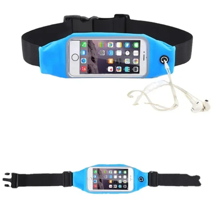 Outdoor Running Waist Bag Waterproof Mobile Phone Holder Belt Jogging Pack Bag Gym Fitness Touch Screen Bags Sport Accessories