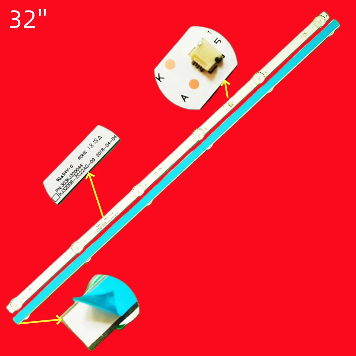 LED strip forTV KJ32D06-ZC22AG-20E 12 20E 303KJ320044 KM0320LDCH HTV-32R01-T2C/A4/B V320BJ6-Q01 32LH0202 32HH1830