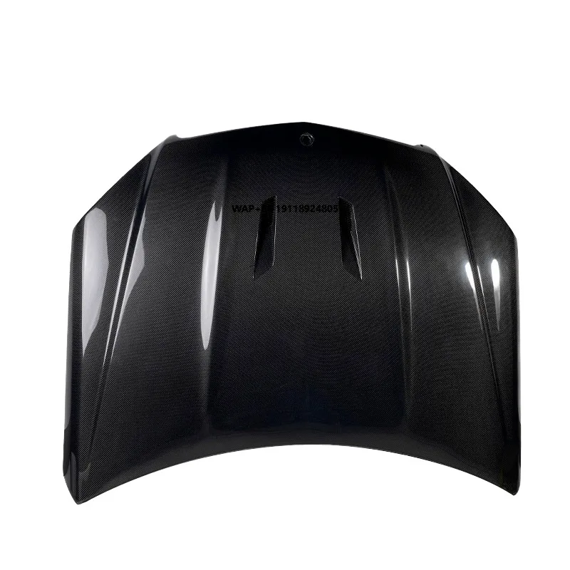 

W204 C63 Engine Hood Single-Sided Carbon Fiber New Condition Black Screw-On Retrofit/Upgrade Option for Early